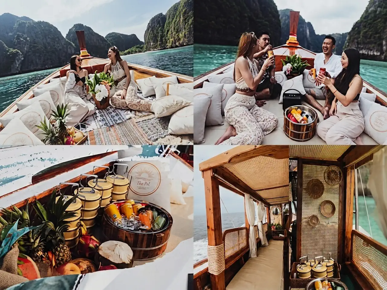 Luxury Longtail Boat Phi Phi Islands